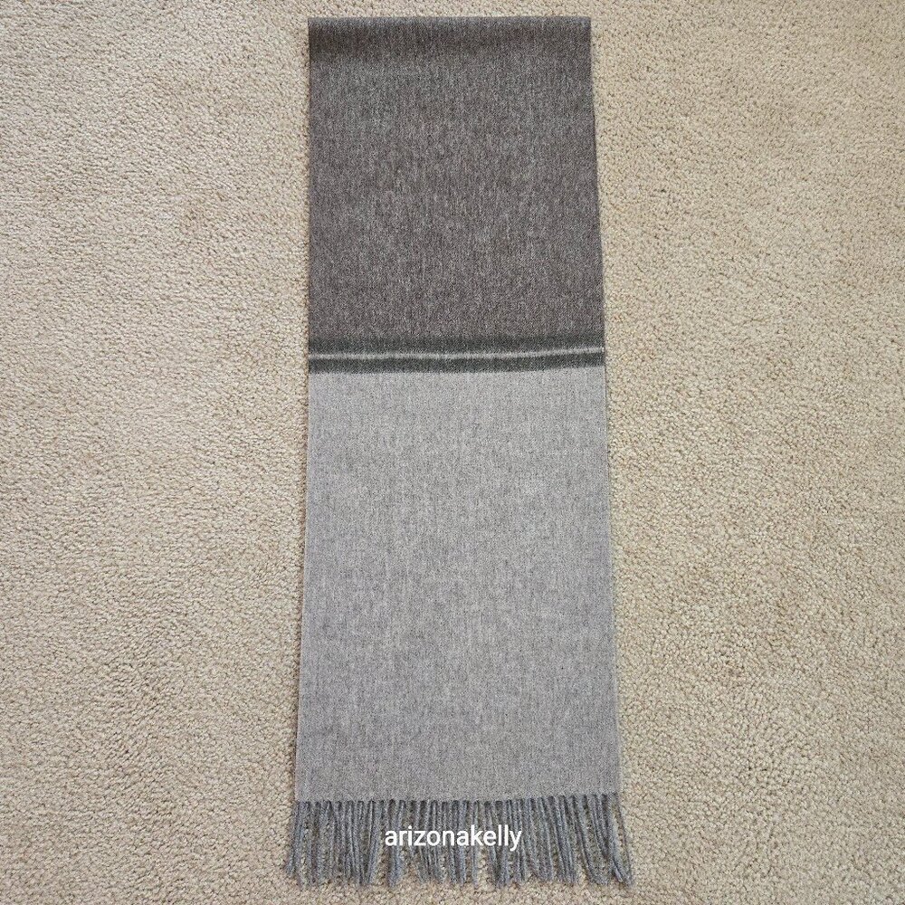 NWOT Wool Scarf Grey Premium Quality